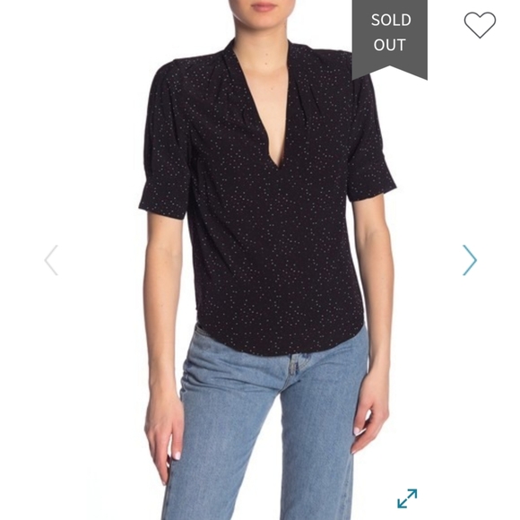 Joie Tops - Joie Ance Blouse Caviar